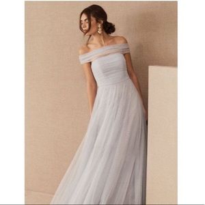 Jenny Yoo BHLDN whisper blue rider convertible tulle dress 

Size 6, never worn